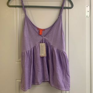 Chelsea and violet purple tank